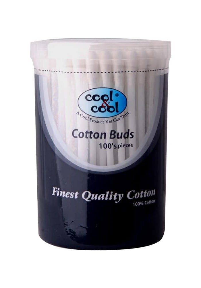 Cool & Cool Cotton Buds - 100's Pieces - Image 1